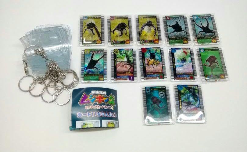 全10種フルコンプセット　ムシキング　ミニチュアカードアクリル 全部揃ってます!!】甲虫王者ムシキング ミニチュアカード